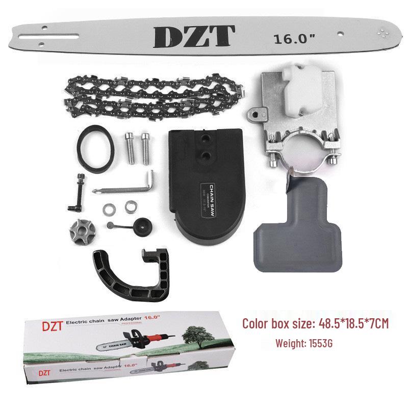 Compact Multi-Functional Electric Chainsaw and Angle Grinder for Woodworking