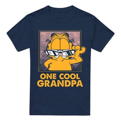 Garfield Mens One Cool Grandpa Fathers Day T-Shirt