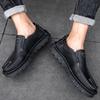 2025 Genuine Leather Shoes for Men Original Handmade Leather Business Men's Sneakers Man Trend Daily Work Social Walking Shoes