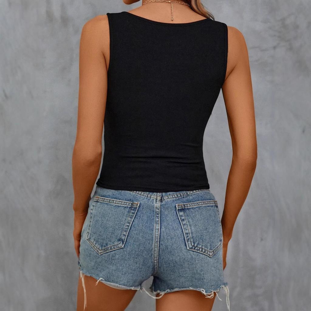 European and American women's clothing Spice Girls strap-on vest women, slim and thin inside and outside, sleeveless top