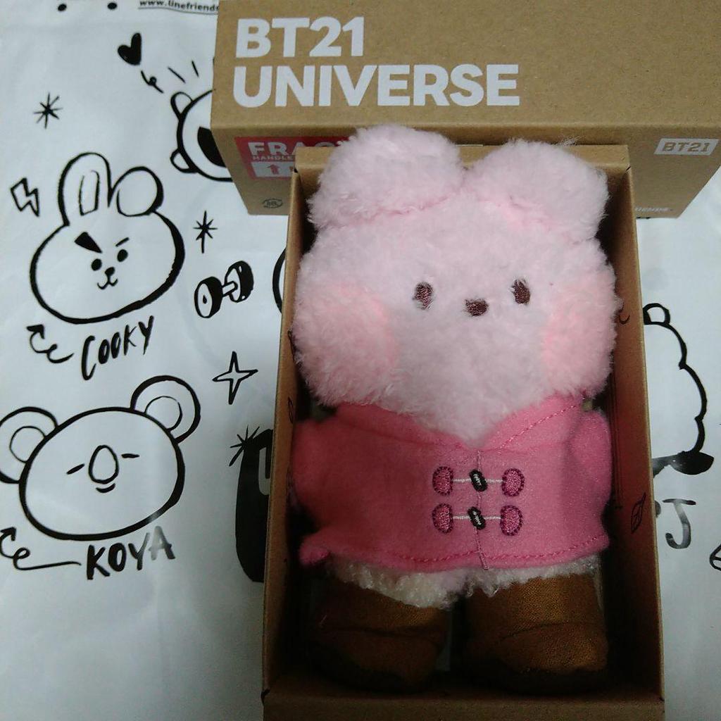 [USED] BT21 minini BOOTS DOLL COOKY plush toy