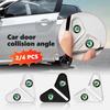 2/4pcs Silicone Car Care Crash Anti-Scratch Door Corner Cover Scratch Protector For Skoda Kodiaq Fabia Kamiq Karoq Octavia 2 3