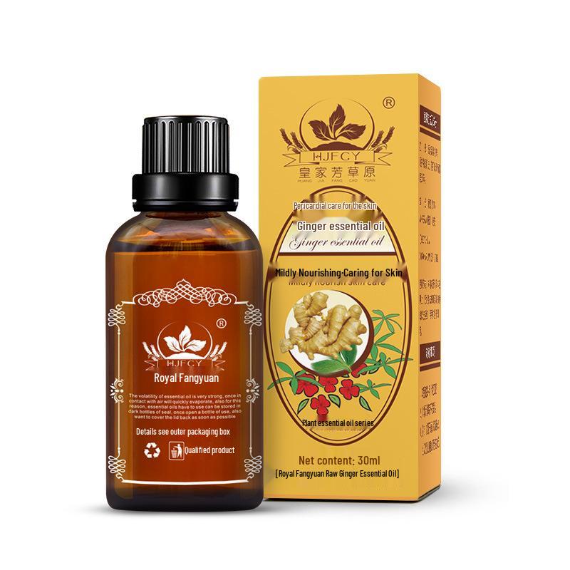 30ml Ginger Aromatherapy Massage Oil - Moisturizing Spa Essential Oil for Body