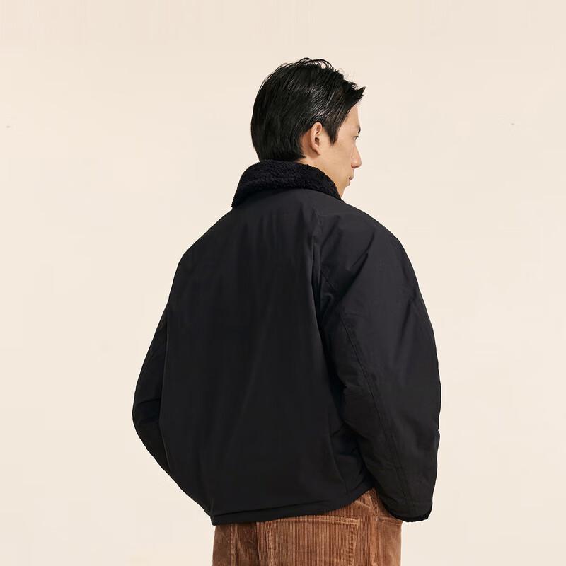 CROQUIS Men's 2024 Winter Loose Velvet Lapel Jacket