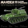 Distrugătorul de tancuri sovietic SU-76M este o piesă de construcție pentru artilerie autopropulsată băiat Vehicul militar șenilat din Al Doilea Război Mondial