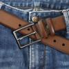 Men's Alloy Pin Buckle PU Leather Casual Jeans Belt
