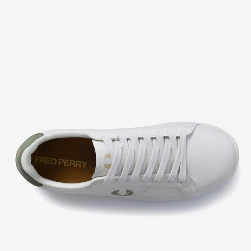 Fred Perry B721 Leather Sneakers White