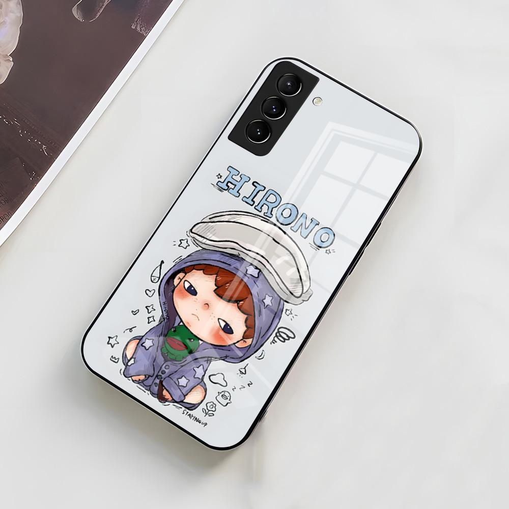 Cute H-HIRONOS Boy Phone Case For Samsung A56 A36 A26 A16 A15 A25 A35 A55 A14 A34 A24 A54 Glass Case