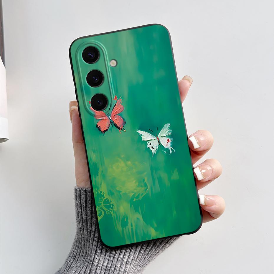 Чехол для Samsung Galaxy S24 FE S24 Plus Модный Мраморный Расписной Мягкий Силиконовый Чехол для Телефона Для Samsung S24 FE Ultra S 24 S24+ Корпус Galaxy S24 FE