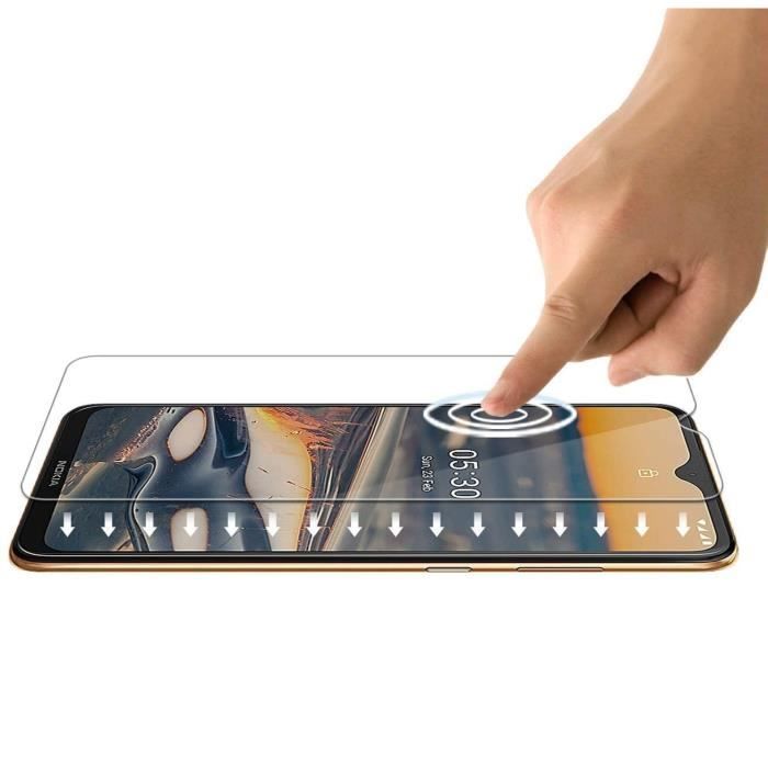 Verre Trempé - Phonillico® - Nokia 5.3 - Pack de 2 - Résistant aux rayures - Protection Écran
