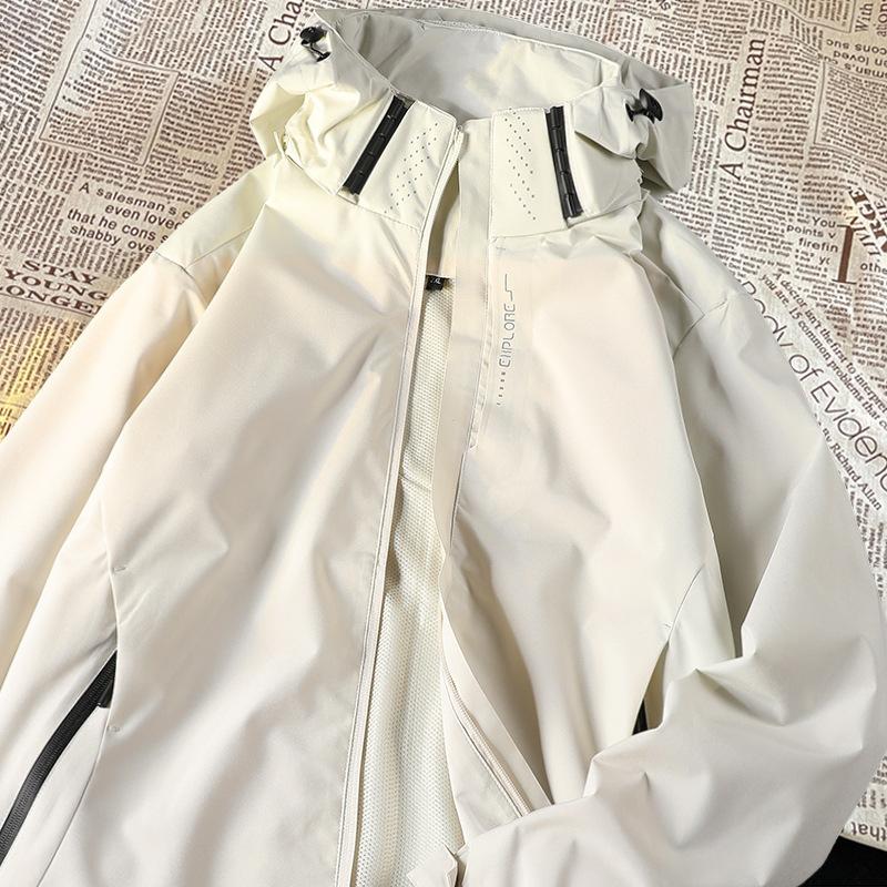 Kapuzen-Herbst- und Winter-Herren-Tooling-Jugend-Vielseitig-Outdoor-Casual-Vielseitig-Oberteil-Jacke