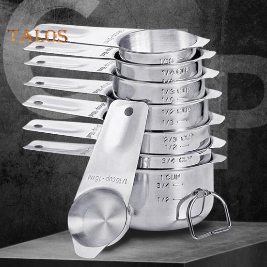 30/60/80/120/160/180/240ML Κουτάλι μέτρησης ακριβείς μετρήσεις από ανοξείδωτο ατσάλι Σετ μεζούρα για μαγείρεμα