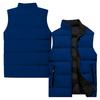 Ladies' Casual And Fashionable Sleeveless Vest Solid Color Cotton Jacket