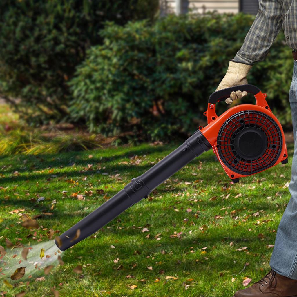 Gas Leaf Blower 2-Stroke 25.4CC Leaf Blower Gas 7000rpm Powerful Clearing Performance Leaf Blower for Road Maintenance Etc.