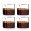 90/120ml Transparent Glass Mug Small Milk Cup With Scale Coffee Cup Measuring Mini Espresso Cup Baking Tools Home Glassware