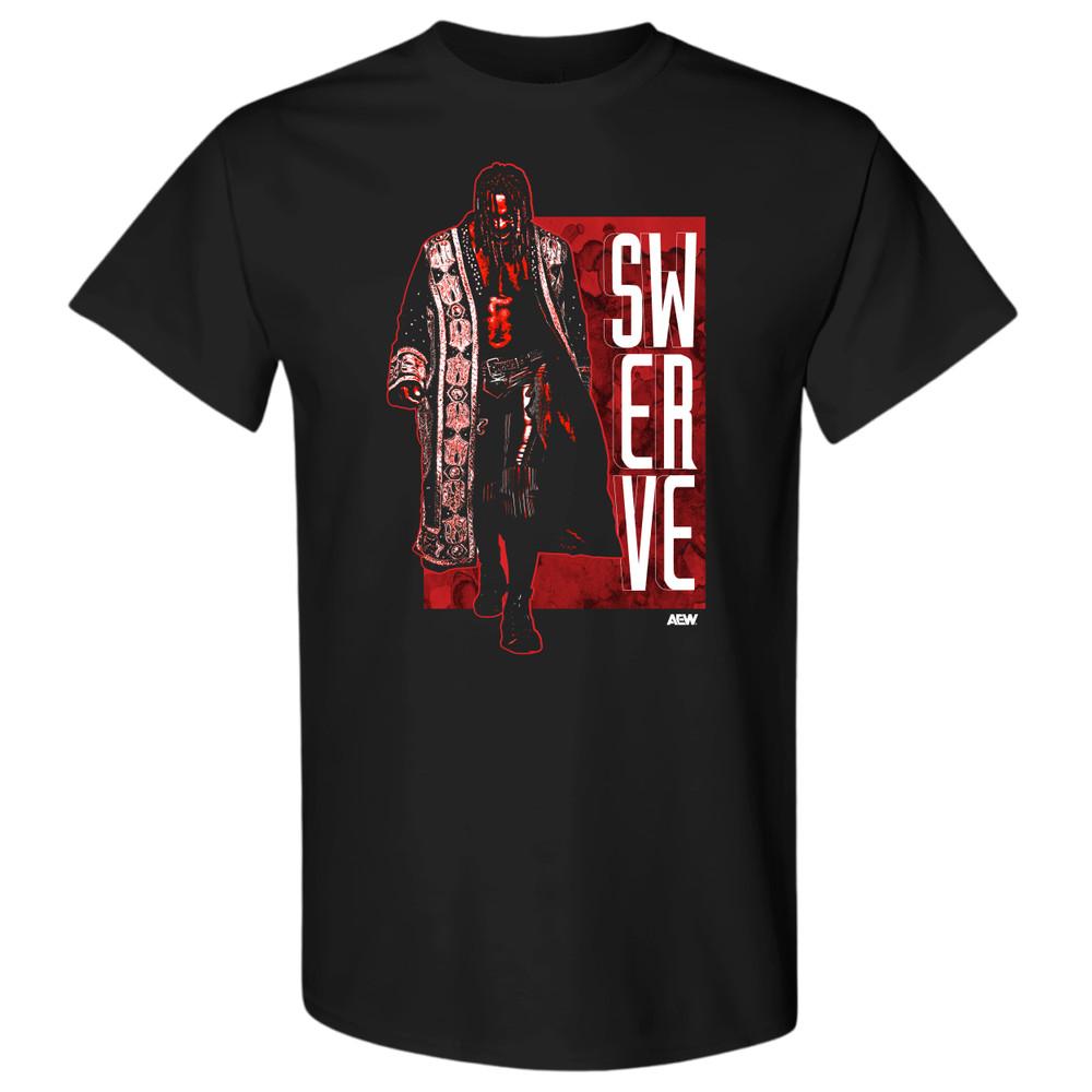 Swerve Strickland  Stacked AEW Official TShirt Unisex T-Shirt M