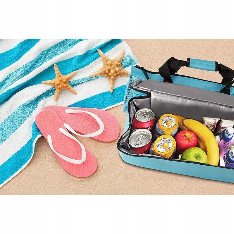 Multifunctional Beach Bag For Picnic Shopping + Thermal Chamber Cooling