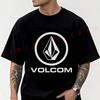 2026 Cotone T-shirt Casual Divertente Volcom Grafica Maglietta da Motociclista Uomo Estate Ciclismo Abbigliamento Sportivo Top Maglietta