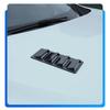 Universal Car Front Bonnet Vents Hood Fender Decorative Carbon Fiber Look 1 Pair