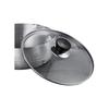 Couvercle de casserole universel durable Rond Visible Couvercle de poêle à frire Bouton Verre trempé Couvercle de casserole Accessoires de cuisine