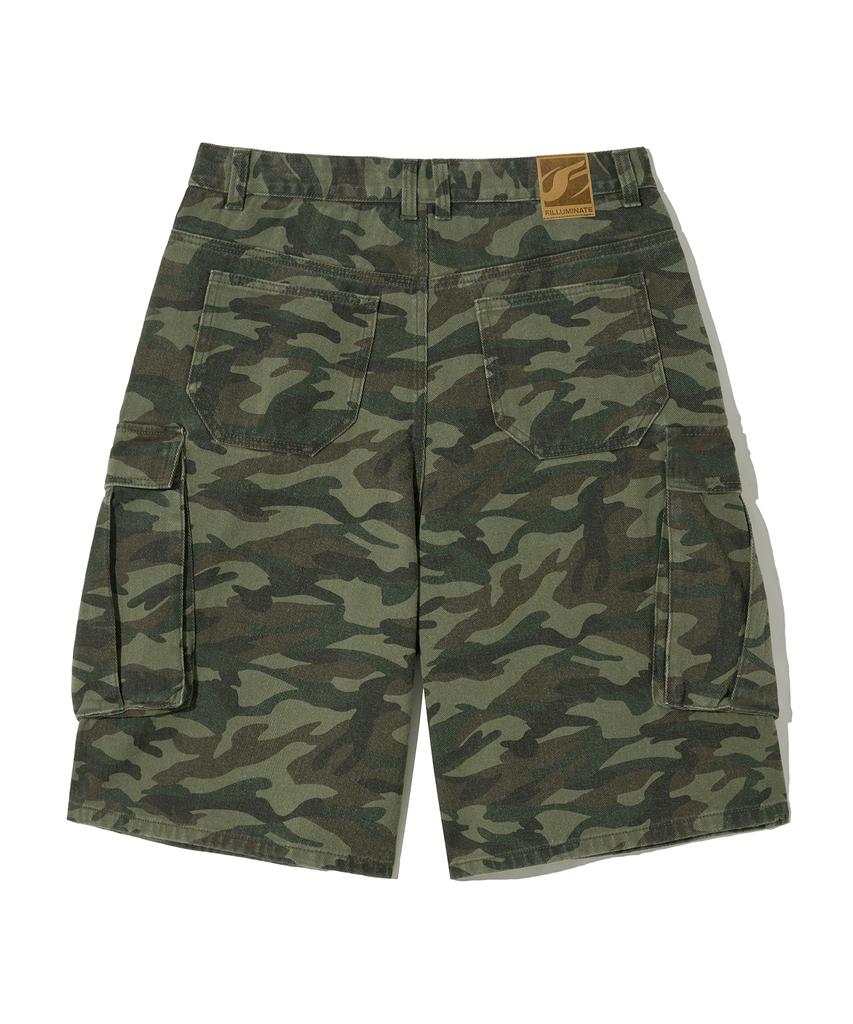 FILLUMINATE Military Cargo Shorts - Khaki