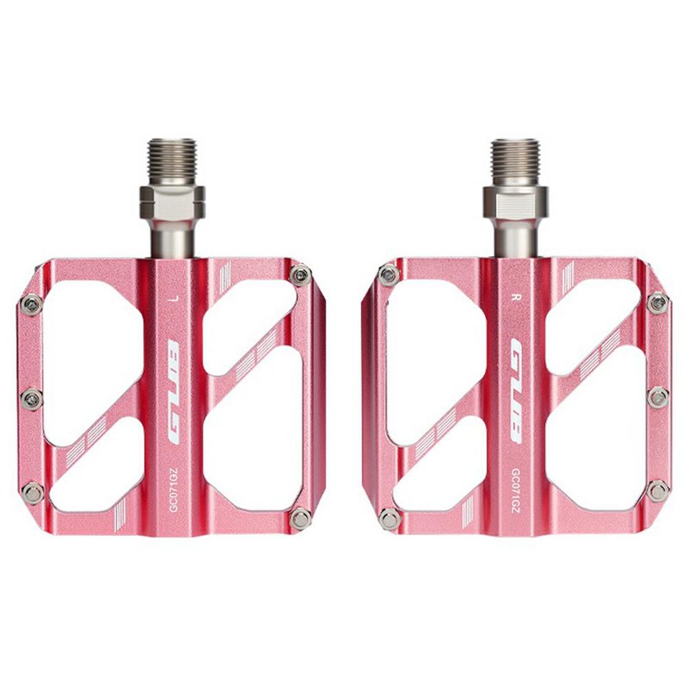 GUB GC071 GZ 1 Pair Aluminum Alloy Pedals Anti Slip Triple Bearing Pedals with Hex Wrench for Mountain/Road Bike