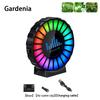 2-in-1 Car RGB Music Rhythm Lamp With Aromatherapy Sound-Activated Light Rechargeable Vent Clip Car Fragrance Ambient Light