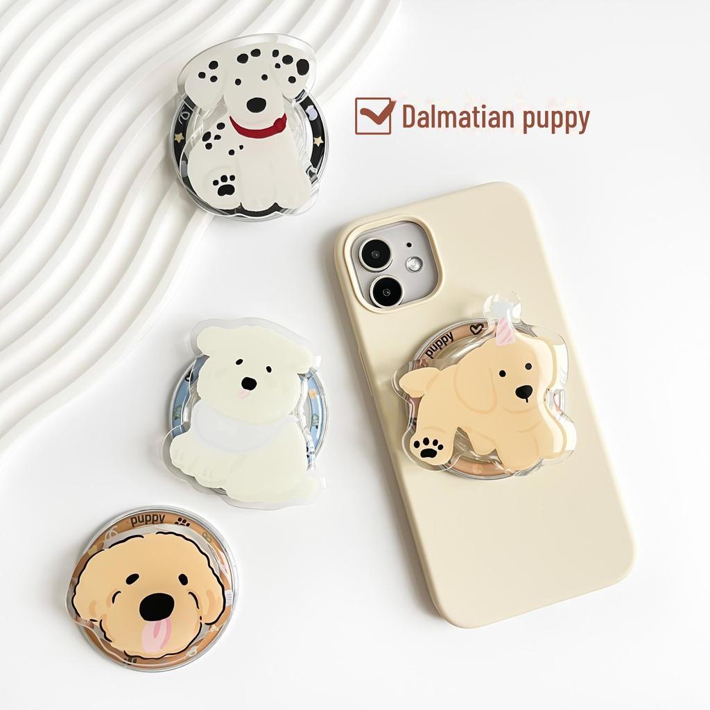 Magsafe Magnetischer Cartoon Handy Airbag Ständer - Einziehbarer Acryl Desktop Halter