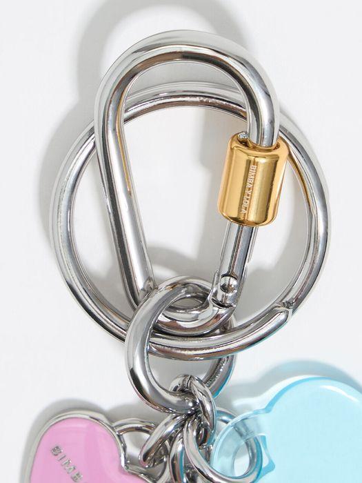 BIMBA Y LOLA BIMBA Y LOLA Silver Heart Keyring B256AIZ002PKF