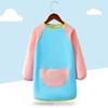 Grembiule Artistico Impermeabile Personalizzato per Bambini - Manica Lunga con Laccetti, Vestiti da Pittura Anti-Macchia