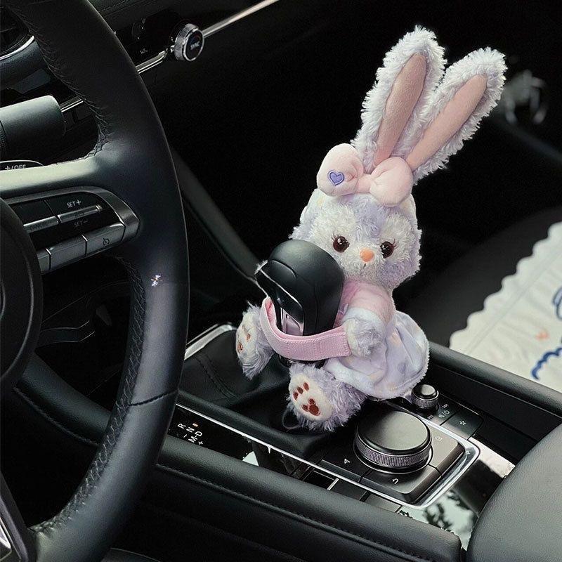 Charming Car Ornaments: Plush Passenger Seat Toys & Decorations for Women, Perfect for Tesla.