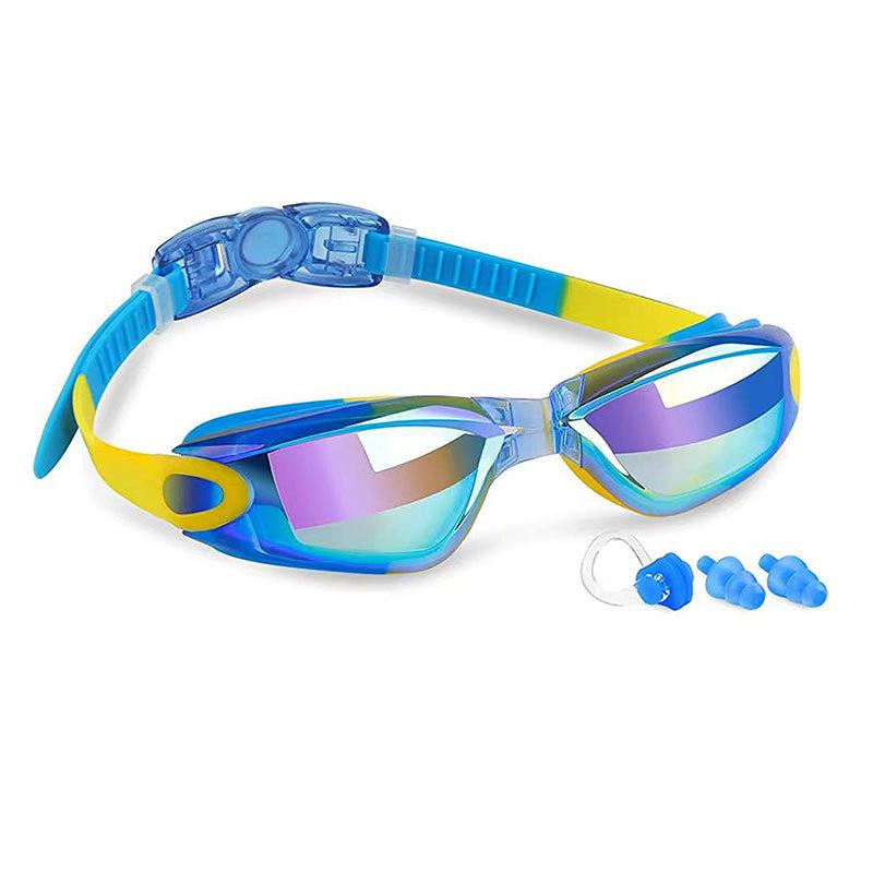 Módní dětské plavecké a potápěčské brýle s vysokým rozlišením, vodotěsné a odolné proti zamlžení, 2025
