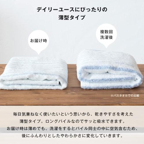 Bloom Imabari Certified Face Towels, Set of 4, Natural Border, Absorbent, Quick-Drying, Indoor Drying, Soft, 100% Cotton, Made in Japan (Assorted)