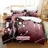 Anime Vocaloid Bedding Set Printed Bed Set With Pillowcase Bed Duvet Cover Soft Single Double Queen Super King Size Bedroom