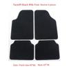 Car Foot Mat Neutral Suede Car Anti-Dirty Pad Easy to Clean Waterproof Non Slip TPE Fully Surrounded Upper Layer Carpet Mat