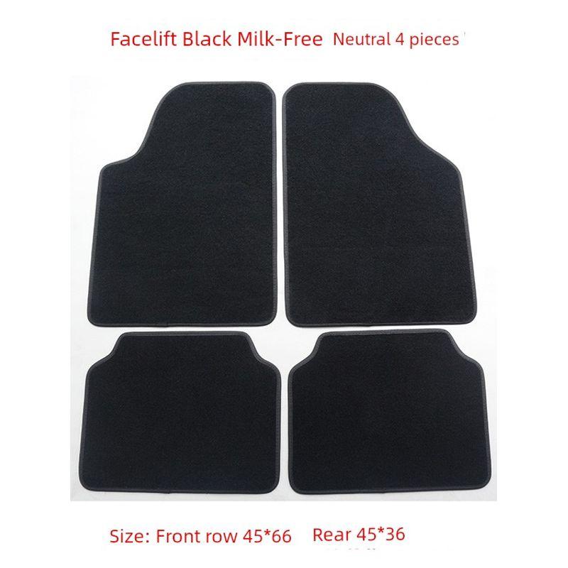 Car Foot Mat Neutral Suede Car Anti-Dirty Pad Easy to Clean Waterproof Non Slip TPE Fully Surrounded Upper Layer Carpet Mat