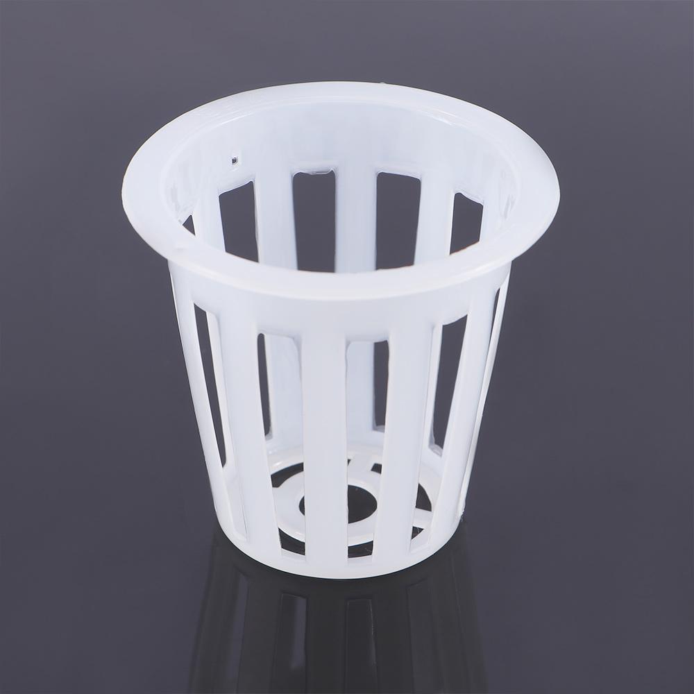 10pcs Vegetable Hydroponic Garden Clone Planting Basket Mesh Pot Nursery Pots Net Cup