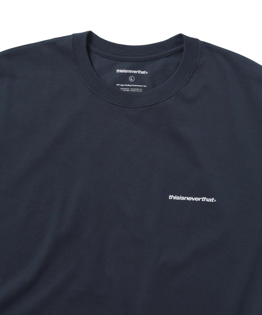 THISISNEVERTHAT Sp-Logo Cooling Performance Tee White/Navy