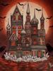 5D Diy Diamond Painting Halloween House Scenery Diamond Embroidery Cartoon Witch Picture Of Rhinestones House Mosaic Wall Decor