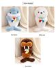 Hugging Ball Dolphin & Walrus Plush Toy - Cute Zoo Cushion for Kids