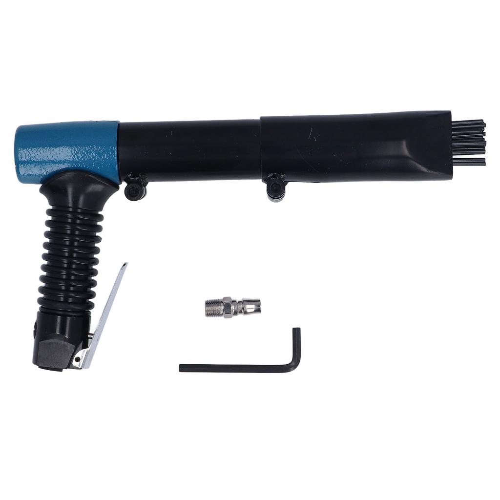 מכשיר פניאומטי להסרת חלודה 14 אינץ' 5500 פעימות לדקה 19 מחטים מנקה מופעל אוויר למתכת חלודה צבע ריתוך