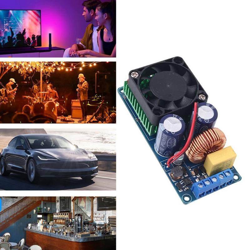 Digital Power Amplifier Board Module HiFi Class D 500W Power Mono Sound Processor IRS2092S Amplifier Power Board