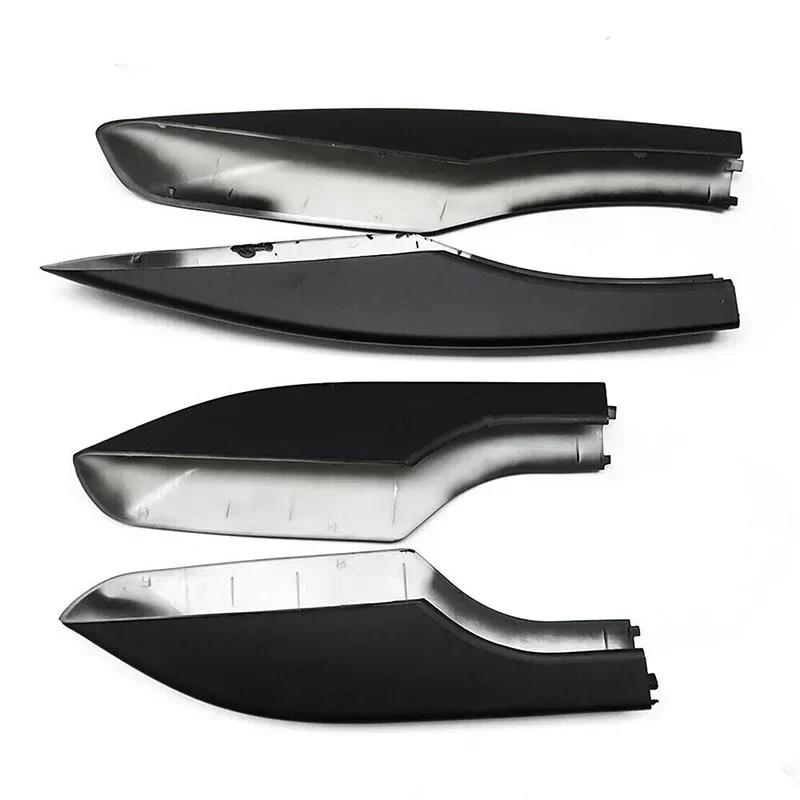 4pcs Car Roof Luggage Rack Covers Plastic Roof Rack End Trim Shell Cap Car Accessories For Toyota Fortuner AN50 AN60 2004-2014