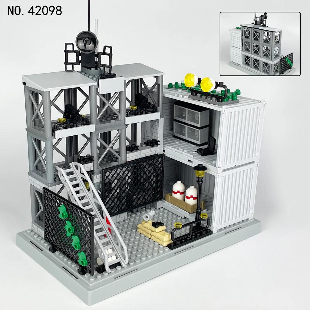 DIY Century Military Fort Building Kit - Creative command model, ideal for Christmas, Halloween, Thanksgiving, birthday gifts