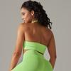 New Sexy Back Yoga Seamless Quick Drying Sports Neck Bra For Women, Running Fitness Yoga Vest For Women