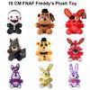 18cm FNAF wypchane pluszowe zabawki Freddy fazbear niedźwiedź Foxy królik Bonnie Chica Peluche Juguetes 5 nocy w Freddy pluszowe zabawki prezenty