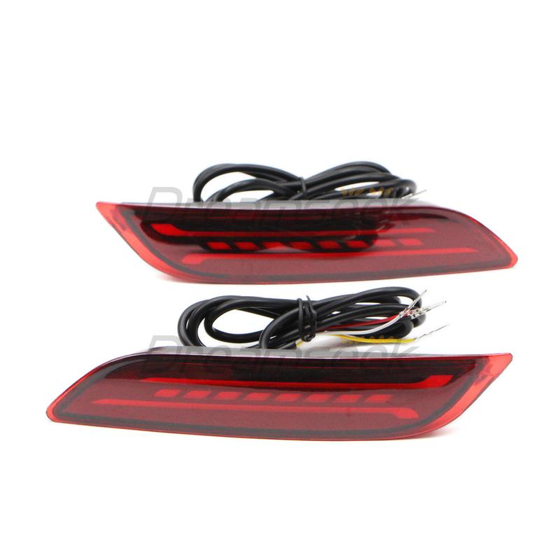 LED Reflector Rear Bumper Tail Light For Toyota Camry XV70 2018 Brake Fog Lamp W/ Dynamic Turn Signal