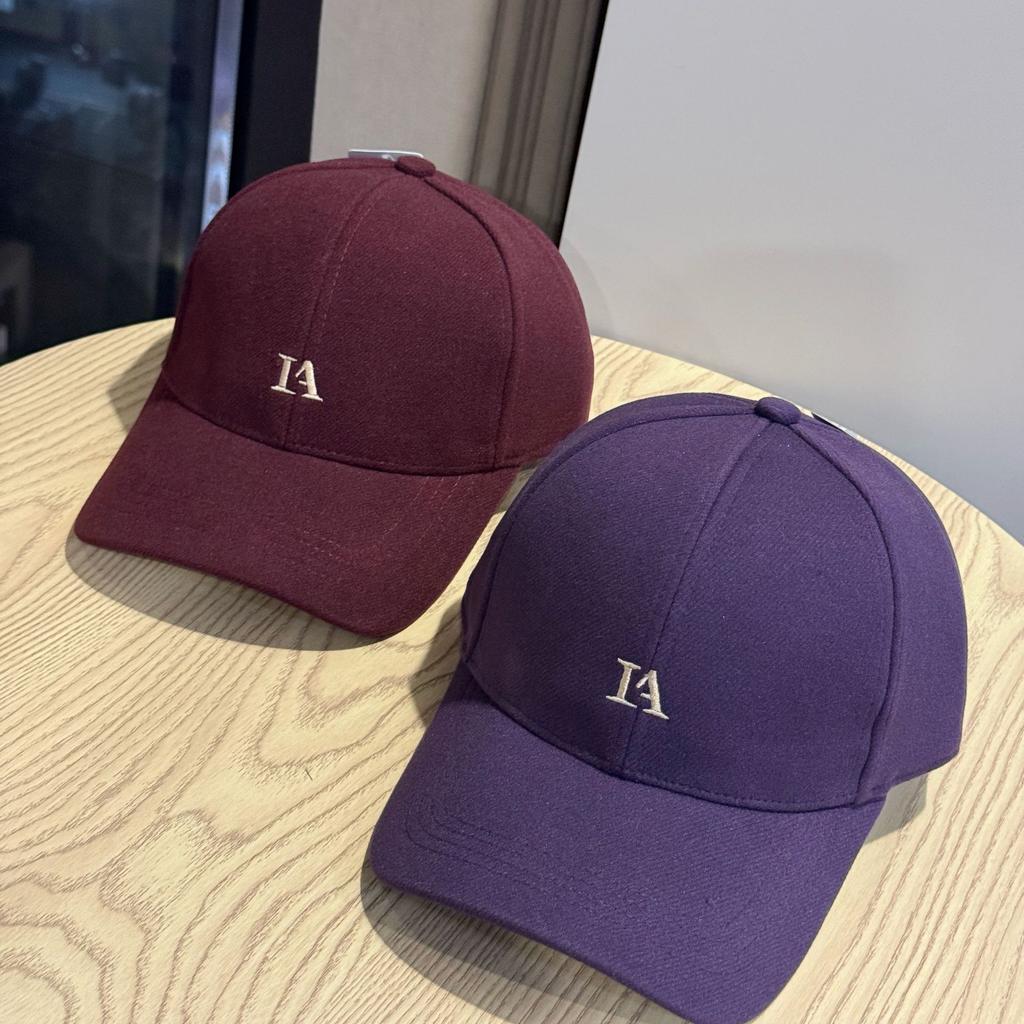 New Autumn and Winter Fashionable Hard Top Large Head Circumference Warm Baseball Cap for Men and Women Versatile Face Showing Small Peaked Cap