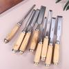 6/12/18/24Mm 4 Stück Holzschnitzmeißel Set Professionell für Holzbearbeitung mit Ergonomischen Holzschnitzwerkzeugen DIY Hilfswerkzeuge