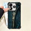 Retro Zipper Jeans Pattern Soft Phone Case For Xiaomi Poco X7 X8 Pro Max X6 X5 X3 F8 Ultra F7 M8 M7 M5S Redmi 15C 15A 15 14C 13C